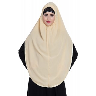 Premium Instant Hijab- Fawn color